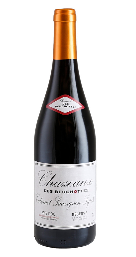 Chazeaux des Beuchottes, Cabernet Sauvignon Syrah Réserve, 2023, trocken, Rotwein, 0,75 l - Bild 2