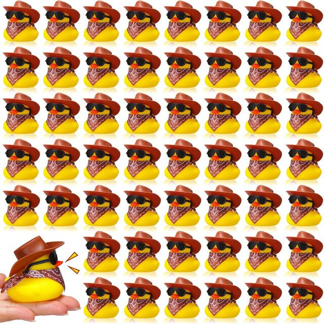 Binchi Outdoor Product Gummi-Enten Cowboy, 48-teiliges Set - Bild 1