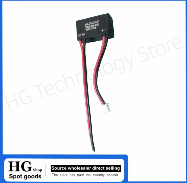 Mini-Abwärtsmodul Transformator AC zu DC 220V auf DC 5V/1A und 12V/5W in Schwarz - Bild 1