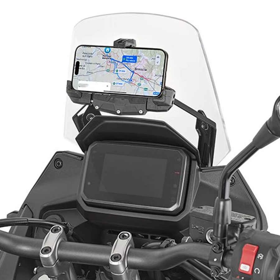 Motorrad Telefonhalterung und GPS Navigationsplatte für Honda NC750X, Schwarz - Bild 2
