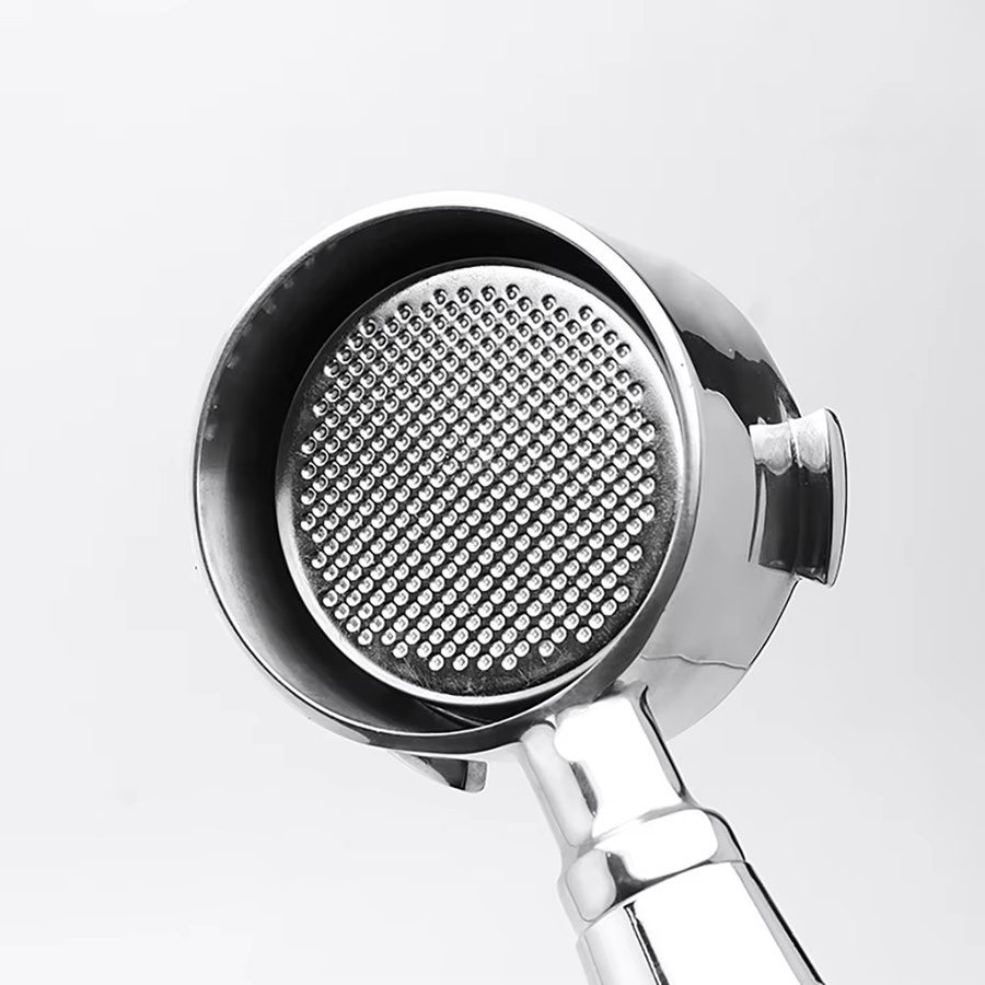 EDLEXKAFFEE Universal Kaffee Filter Korb aus Edelstahl in Silber für 51mm, 54mm und 58mm Siebträger - Bild 2