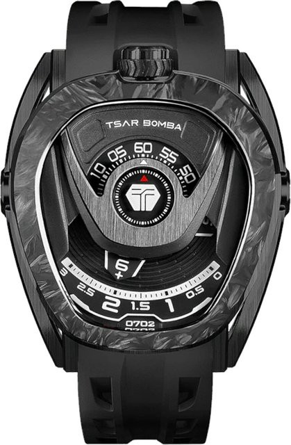 Tsar Bomba Herrenuhr Reactor, Automatik, Edelstahl, 44 mm, Schwarz, 10 ATM - Bild 1