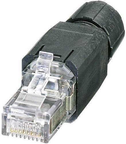 Phoenix Contact 1417401 Sensor-Aktor-Datensteckverbinder Stecker gerade Schwarz 8P8C - Bild 1