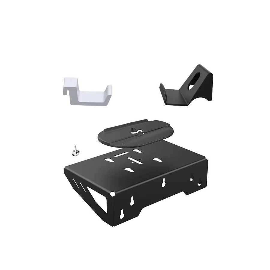 TECTINTER Wandhalterungsset aus Stahl für PS5 und PS5 Slim Konsole mit Controller in Schwarz - Bild 4