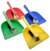 Nölle Profi Brush Kehrgarnitur mit Besen und Schaufel in Multicolor - Bild 1
