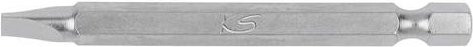 KS Tools Schlitz-Bit 2,5 mm mit 1/4 Zoll Antrieb, 75 mm Länge, Silber - Bild 1