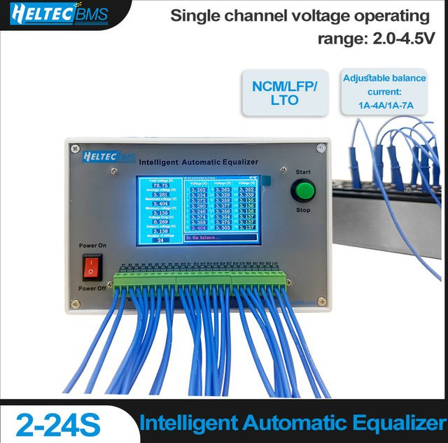 Heltec Intelligentes Batterieausgleichsinstrument für NCM, LFP und LTO Batterien mit 2V-4.5V Nennspannung (4A/7A) - Bild 1