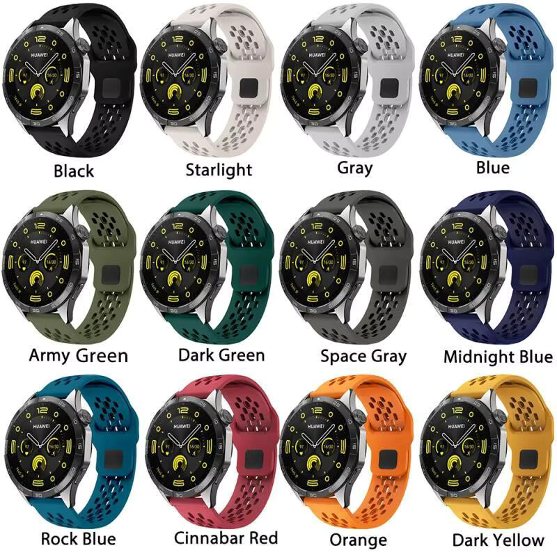 Uhrenarmband Silikon, 22 mm, Unisex - Bild 4