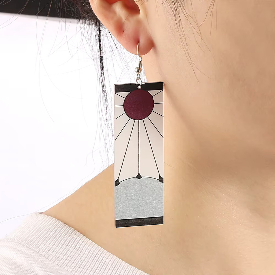 Bandai Ohrringe, Acryl, Bunt, Unisex - Bild 2