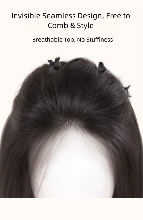 Anemone Echthaar-Toupet mit Pony, Clip-On, Damen - Bild 4