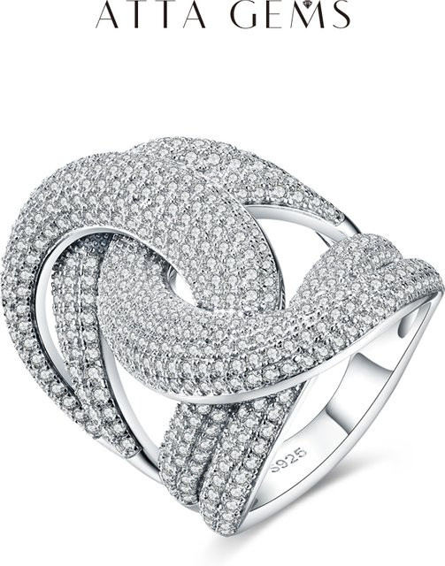 Attagems Design d Ring, 925 Silber, Diamant, Unisex - Bild 1