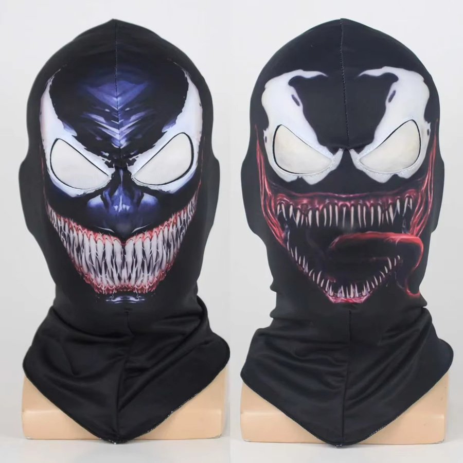 Beast Kingdom Spiderman Venom Sturmhaube Maske, Cosplay, Schwarz - Bild 2