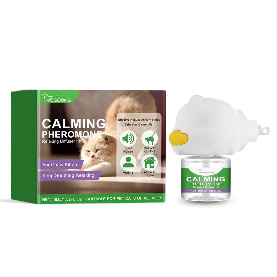 YEGBONG Katzen-Pheromon-Diffusor zur Stressreduktion und Entspannung, 45 ml - Bild 2