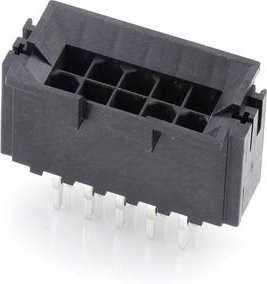 Molex Stiftgehäuse-Platine in Schwarz mit 10 Polen - Bild 1