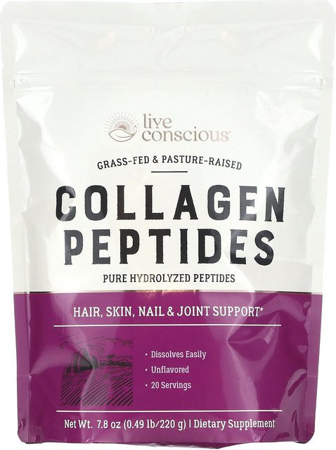 Live Conscious Kollagenpeptide, geschmacksneutral, 220 g - Bild 1