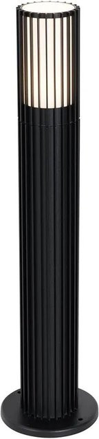 QAZQA Design Boris Pollerleuchte für den Außenbereich Schwarz Höhe: 50 cm, IP44, dimmbar - Bild 1