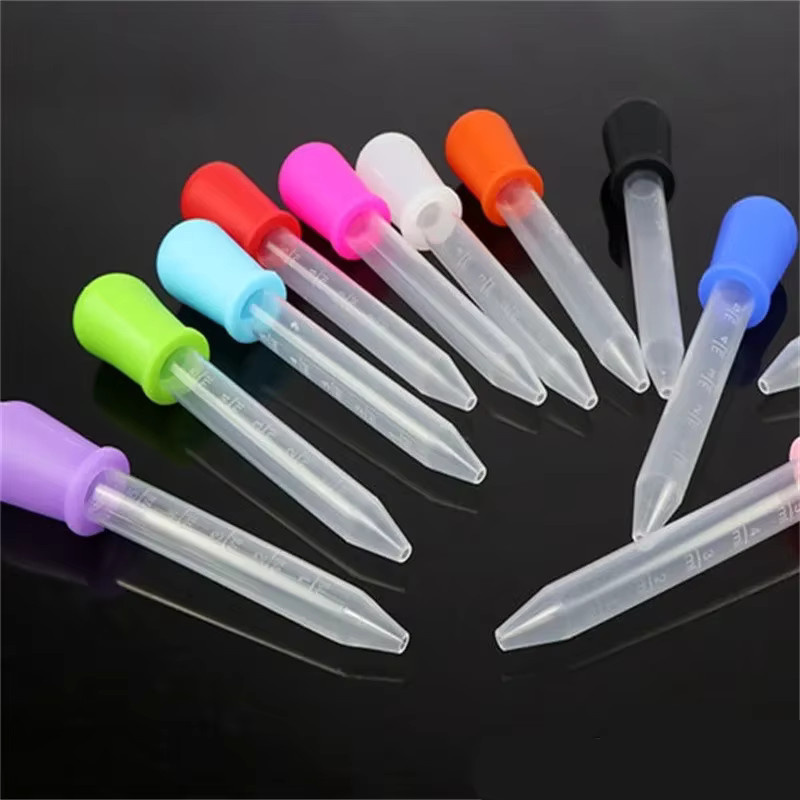 Silikon Pipetten Set in Multicolour mit 5ml Fassungsvermögen für Labor und Schule - Bild 3