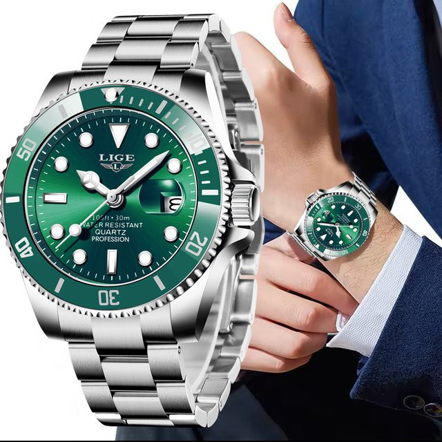 LIGE Armbanduhr, Quarz, Herren - Bild 1