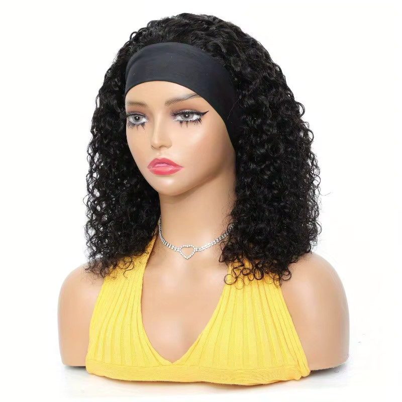 FIUMER Perücke, Body Wave Brasilianische Remy Echthaar, Kinky Curly, Damen - Bild 4