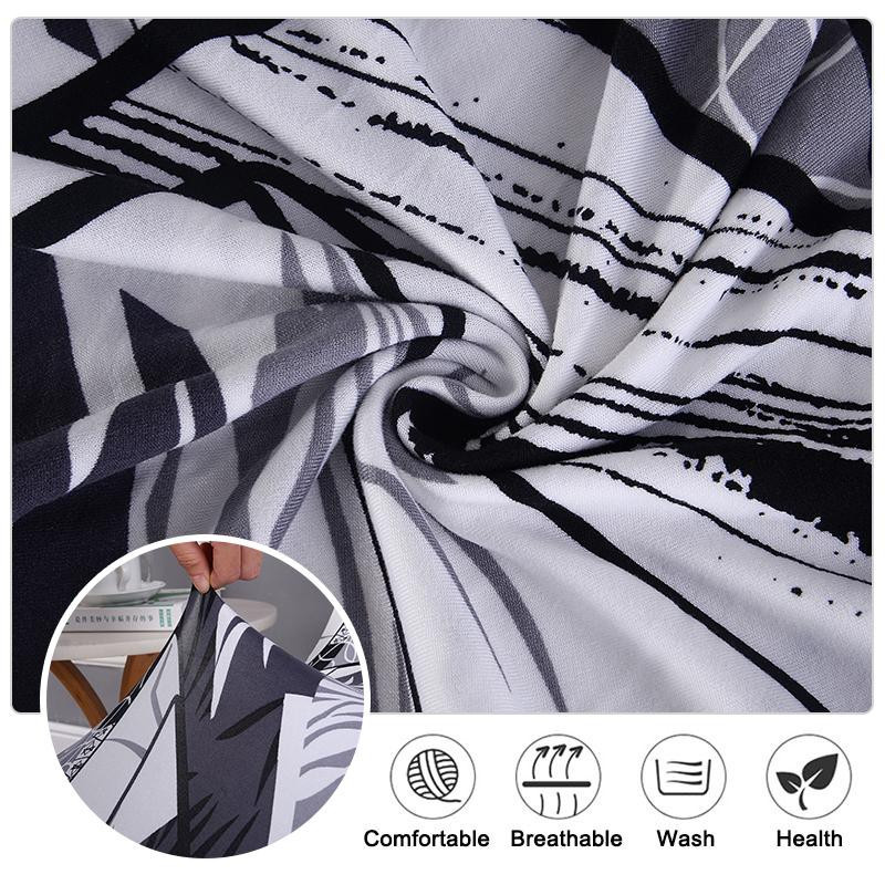 Lellen Waschbare Stretch Stuhlbezüge für Esszimmerstühle im Pastoral Europe Design aus Polyester und Elasthan - Bild 2