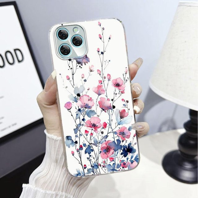 Blackview Handyhülle mit Katzen-Marmor-Design aus transparentem Silikon für A95 A100 A200 Pro A85 A80S - Bild 1