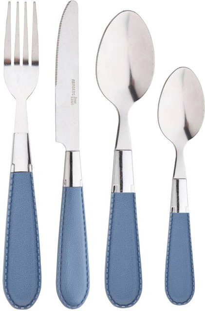 RENBERG Besteckset Brinny grau aus beschichtetem Edelstahl, 24-teilig - Bild 1