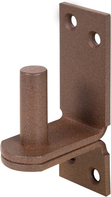 GAH Alberts Lochplatte mit Kloben, beschichtet, braun, B/T/H: 113 x 4 x 6,2 cm - Bild 1