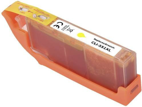 Renkforce Druckerpatrone Gelb XL kompatibel mit Canon CLI-551Y - Bild 1