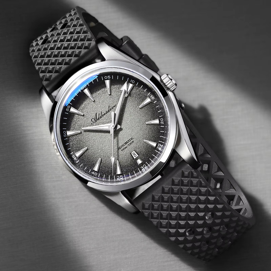 ADDIESDIVE Armbanduhr, Automatik, Edelstahl, Blau, Herren - Bild 2