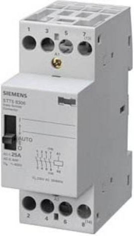 Siemens Installationsschütz 5TT5831-6 in Weiß mit 3 Schließern und 1 Öffner 25A - Bild 1