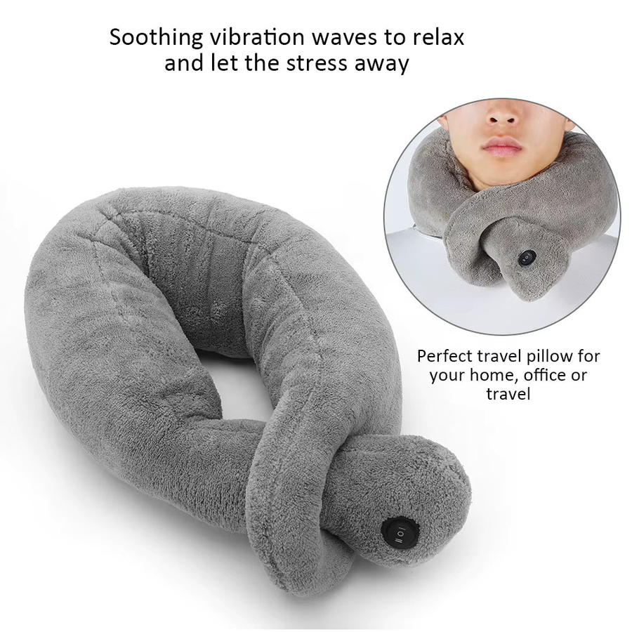 TMISHION Vibrations-Nackenmassagegerät zur Muskelentspannung in Grau - Bild 2