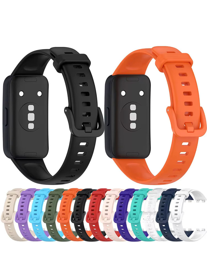 Huawei Uhrenarmband Silikon, Schwarz, Unisex - Bild 4