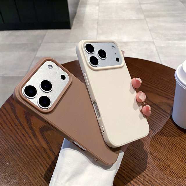 Mattierte und stoßfeste Silikon-Schutzhülle für Apple iPhone (verschiedene Modelle), Gelb - Bild 1