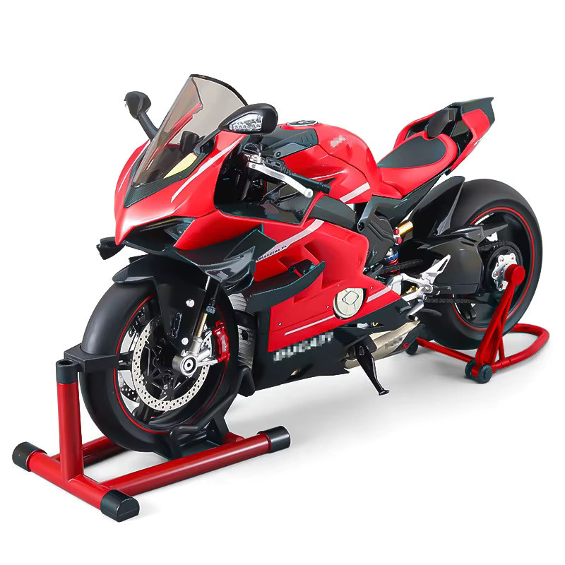 WELLY Ducati Panigale V4S Motorradmodell, 1:7, Metall, mit Licht und Sound - Bild 3