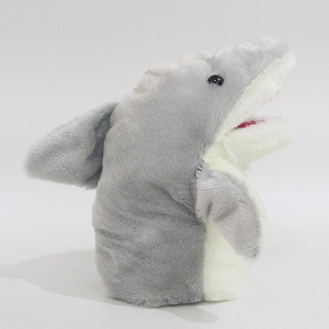 Joyful toys Hai-Handschuh-Handpuppe Plüschtier, grau, 25cm - Bild 1