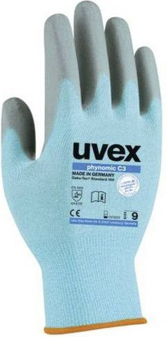 Uvex phynomic Polymer Schnittschutzhandschuhe Blau EN 388 Größe L - Bild 1