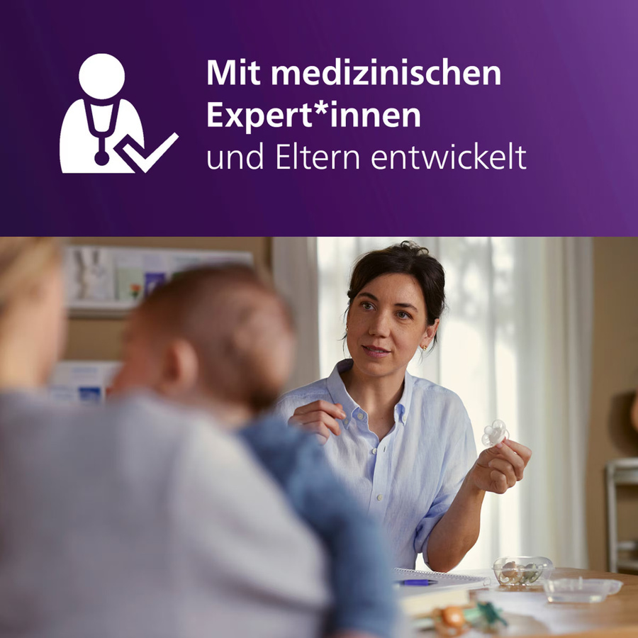 Philips Avent 2er-Pack Schnuller ultra soft, Pink, 6-18 Monate, BPA-frei und sterilisierbar - Bild 3