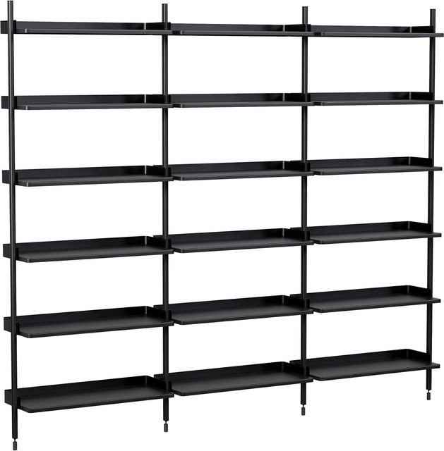 HAY Pier System 103 Regal in Schwarz aus Aluminium und Stahl - Bild 1