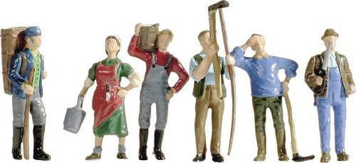 NOCH Weinbauern Figur, bunt bemalt, stehend - Bild 1