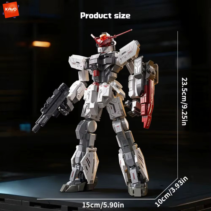KAVOWORLD Sci-Fi Mecha Baukasten-Set, Weltraum, 604 Teile - Bild 6