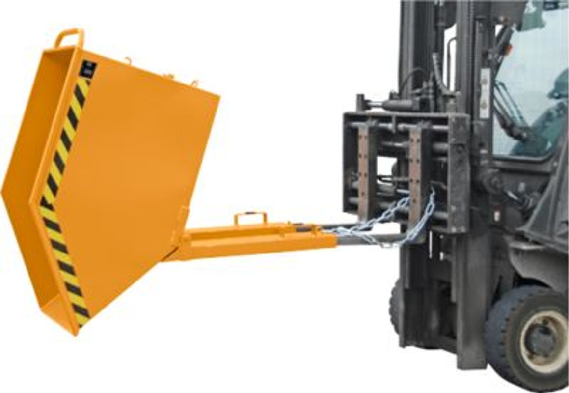 Kippmulde KK 1000 von Bauer in Orange (RAL 2000) aus Stahl - Bild 3