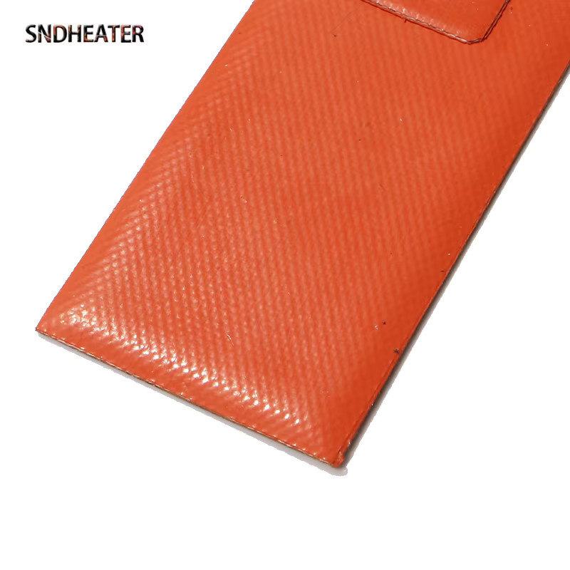 SNDHEATER Silikon-Heizplatte Elektroheizelement-Pad mit Klebstoff für 3D-Drucktafel, Farbe: Orange, B/T: 50 x 50 mm oder 100 x 50 mm - Bild 3