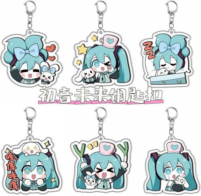 Bandai Hatsune Miku Prinzessin, Acryl-Schlüsselanhänger, Zubehör - Bild 1
