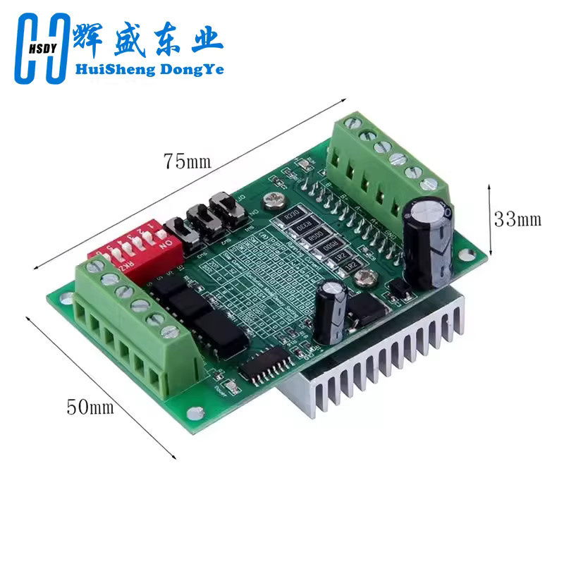 HUISHENGYUFA TB6560 Upgrade-Version TB6600 Schrittmotortreiber-Treiberplatine für NEMA17/NEMA23 in Grün, 3 A, 32 Unterteilung - Bild 2