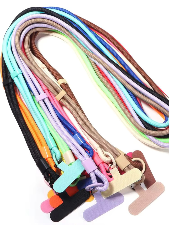 Universelles Handy-Lanyard in Bunt und Braun als verstellbare Anti-Verlust-Langkordel für dein Smartphone - Bild 5