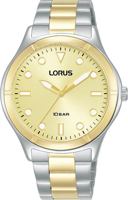 Lorus Damenuhr, Quarz, Edelstahl, Gold, 36 mm, 10 ATM - Bild 1