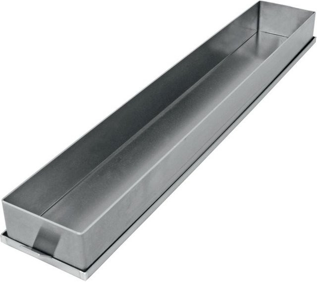 Schneider Schnittkuchenblech 2-teilig, Silber, L: 58 cm, B: 10 cm, H: 5 cm - Bild 1
