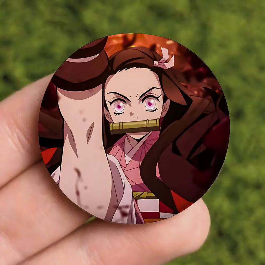 bilibili Anstecknadel Nezuko Kamado, Anime, Rund - Bild 5