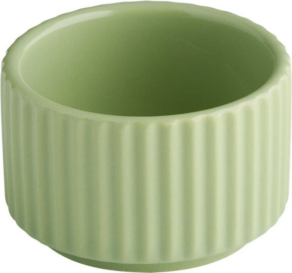 APS Schale THE GRID aus Porzellan, grün, 12er Pack, Durchmesser: 6 cm, Höhe: 4 cm, 40 ml - Bild 1