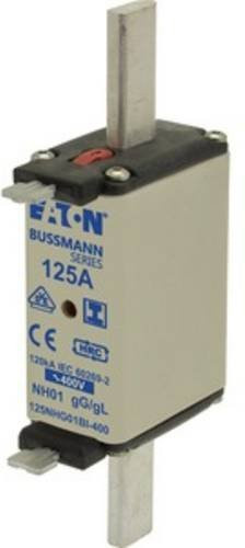Eaton NH-Sicherung 125NHG01BI mit mechanischer Sicherungsanzeige, Größe 1, 125A, 500V, Silber, 3er-Set - Bild 1